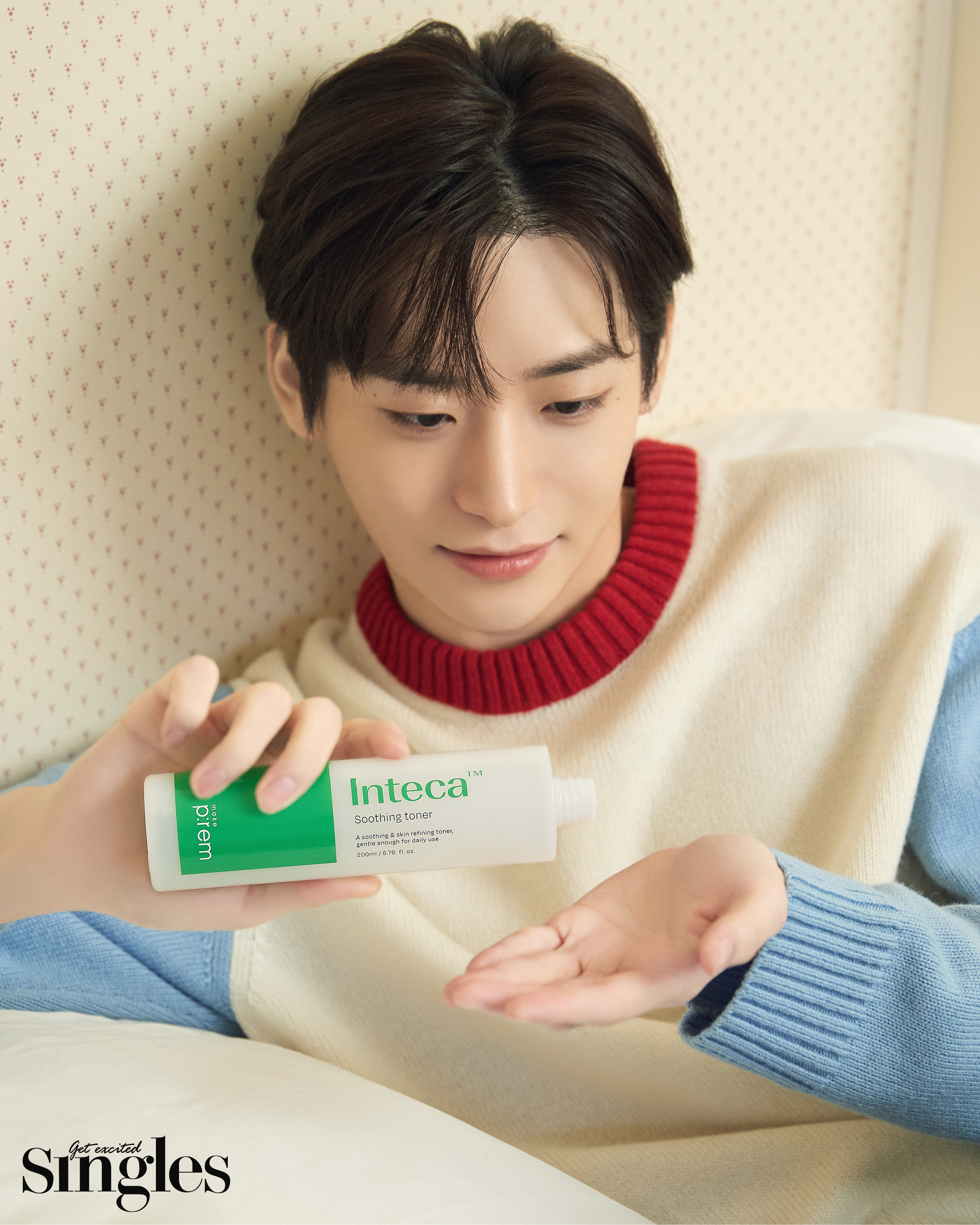 크래비티 정모와 메이크포렘 인테카 진정 토너가 등장한 싱글즈 화보